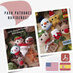 Pack decoración navideña Amigurumi